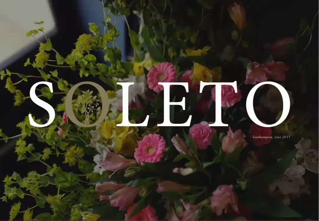 Soleto Italian restaurant website, dark theme with gallery and private dining